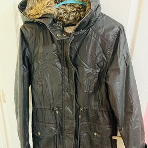 Dark brown winter jacket